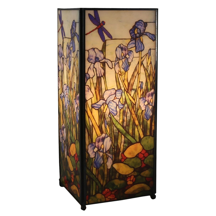 Iris Square Lamp Screen Printed Iris Square Lamp Screen Printed